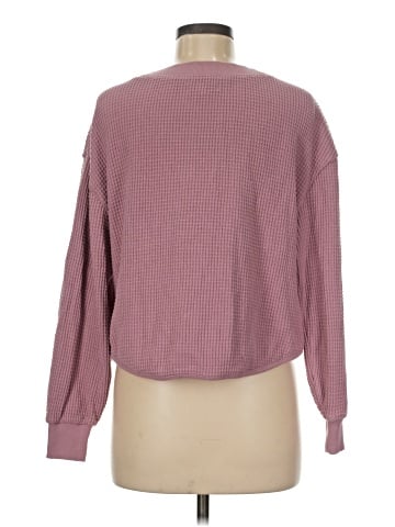 Madewell Brushed Waffle V-Neck Tee (view 2)