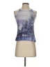 Hannah 100% Polyester Blue Purple Tank Top Size 4 - photo 1