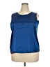 Susan Graver Blue Sleeveless Top Size XXL (estimated) - photo 1