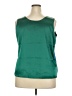 Susan Graver Blue Sleeveless Top Size XXL (estimated) - photo 2