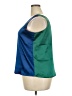 Susan Graver Blue Sleeveless Top Size XXL (estimated) - photo 5