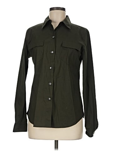 Nine West Long Sleeve Button-Down Shirt (view 1)