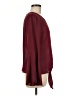 1.State 100% Polyester Burgundy Long Sleeve Blouse Size M - photo 4