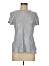 Ted Baker London Metallic Silver Short Sleeve Top Size 8 (3) - photo 1