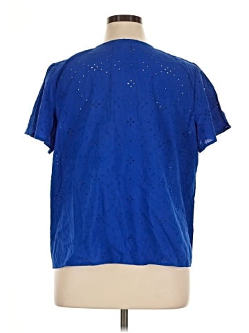 Liz Claiborne Short Sleeve Blouse (view 2)