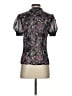 Elle 100% Polyester Black Short Sleeve Blouse Size XS - photo 2