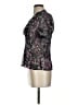 Elle 100% Polyester Black Short Sleeve Blouse Size XS - photo 5