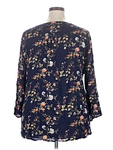 Monday Fun 3/4 Sleeve Blouse (view 2)