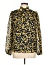 Hobbs London 100% Polyester Gold Long Sleeve Blouse Size 12 - photo 1
