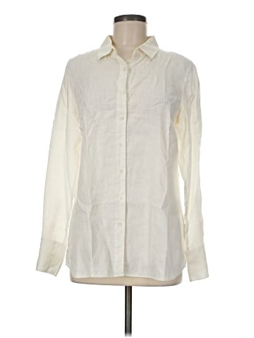 J.Crew Factory Store Long Sleeve Button-Down Shirt (view 1)