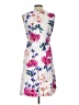 Lands' End Floral Ivory Cocktail Dress Size 10 - photo 2