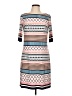 Eliza J Print Teal Casual Dress Size 10 - photo 1