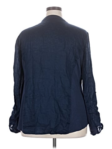 INC International Concepts 3/4 Sleeve Button-Down Shirt (view 2)