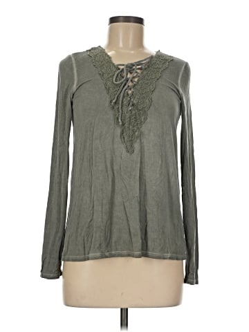 American Eagle Outfitters Long Sleeve Henley (view 1)