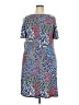 MSK Print Blue Casual Dress Size 2X - photo 2