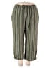 Cj Banks Stripes Green Casual Pants Size 2X - photo 1