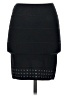 BCBGMAXAZRIA Solid Black Casual Skirt Size XS - photo 2