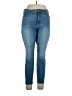 Old Navy Solid Blue Jeans Size 14S - photo 1