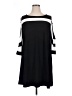 Alfani Stripes Black Casual Dress Size XL (petite) - photo 1