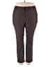 Lane Bryant Solid Brown Dress Pants Size 22 (5) - photo 1