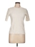Rag & Bone Ivory Short Sleeve Turtleneck Size L - photo 1