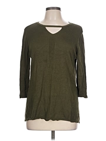 Chico's 3/4 Sleeve T-Shirt (view 1)