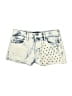 Forever 21 Print Blue Denim Shorts Size 26 waist - photo 1