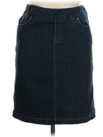 Rekucci Denim Skirt (view 1)