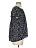Dina Be 100% Polyester Black Short Sleeve Blouse Size S - photo 4