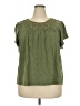 Ella Moss Green Short Sleeve Blouse Size 2X - photo 1
