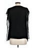 M.S.S.P. 100% Polyester Black 3/4 Sleeve Blouse Size L - photo 2