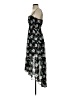 Mi ami 100% Polyester Floral Black Cocktail Dress Size S - photo 5