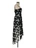 Mi ami 100% Polyester Floral Black Cocktail Dress Size S - photo 4