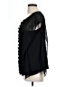 M.S.S.P. 100% Polyester Black 3/4 Sleeve Blouse Size L - photo 5