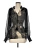 CAbi 100% Polyester Black Long Sleeve Blouse Size M - photo 1