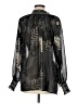 CAbi 100% Polyester Black Long Sleeve Blouse Size M - photo 2