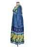 Unbranded Paisley Blue Casual Dress Size XXL (estimated) - photo 5