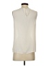 Express 100% Polyester Ivory Sleeveless Blouse Size S - photo 2