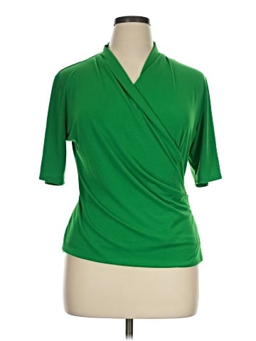 Carmen Carmen Marc Valvo Short Sleeve Blouse (view 1)