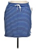 T by Talbots Stripes Blue Casual Skirt Size XL Petite - photo 1