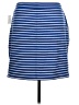 T by Talbots Stripes Blue Casual Skirt Size XL Petite - photo 2