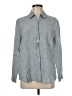 Eileen Fisher Blue Gray Long Sleeve Button-Down Shirt Size M - photo 1