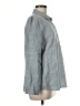 Eileen Fisher Blue Gray Long Sleeve Button-Down Shirt Size M - photo 4