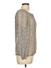 Lucky Brand Silver Long Sleeve Blouse Size L - photo 4