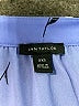 Ann Taylor 100% Polyester Blue 3/4 Sleeve T-Shirt Size XXS - photo 7