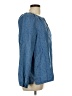 NYDJ 100% Lyocell Blue Long Sleeve Blouse Size L - photo 4