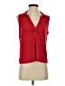 Lou & Grey Red Sleeveless Blouse Size S - photo 1