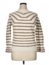 Ann Taylor LOFT Stripes Tan Turtleneck Sweater Size XL - photo 1