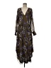 Ramy Brook Brown Green Casual Dress Size M - photo 1