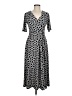 Chaus Polka Dots Black Casual Dress Size M - photo 1